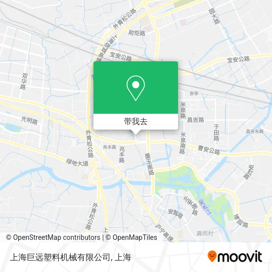 上海巨远塑料机械有限公司地图