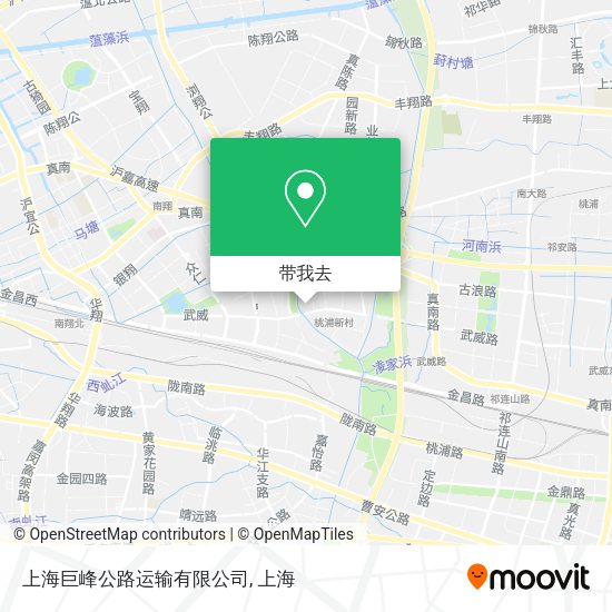 上海巨峰公路运输有限公司地图