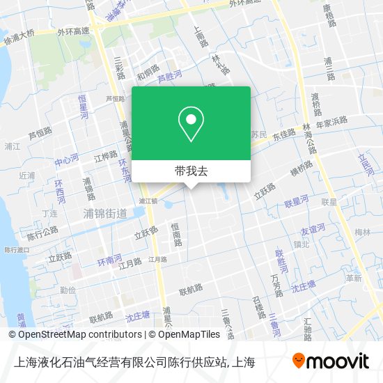 上海液化石油气经营有限公司陈行供应站地图