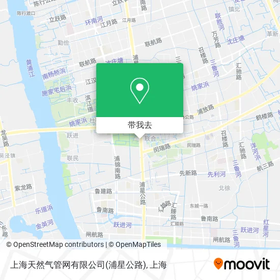 上海天然气管网有限公司(浦星公路)地图