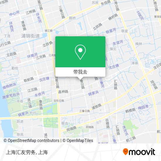 上海汇友劳务地图