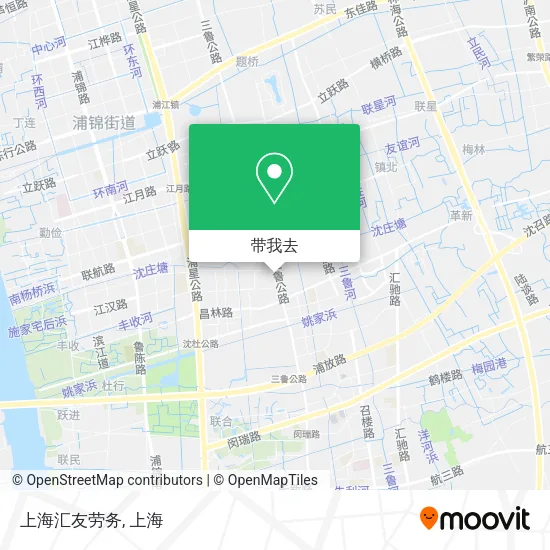 上海汇友劳务地图
