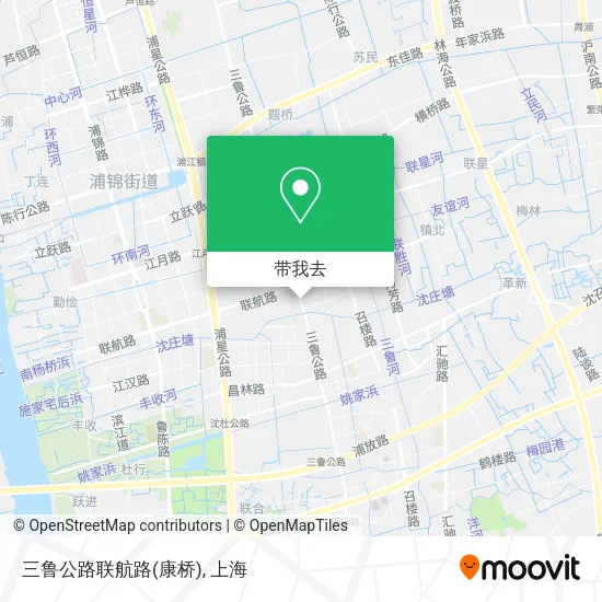 三鲁公路联航路(康桥)地图