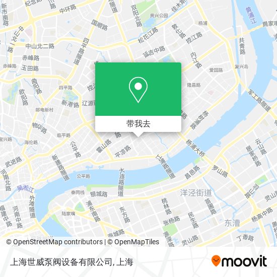 上海世威泵阀设备有限公司地图