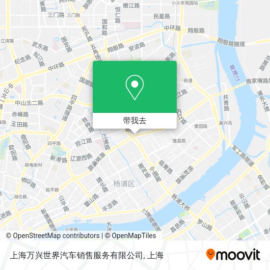 上海万兴世界汽车销售服务有限公司地图