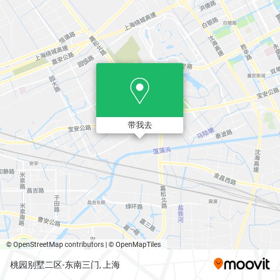 桃园别墅二区-东南三门地图