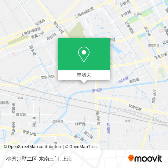 桃园别墅二区-东南三门地图