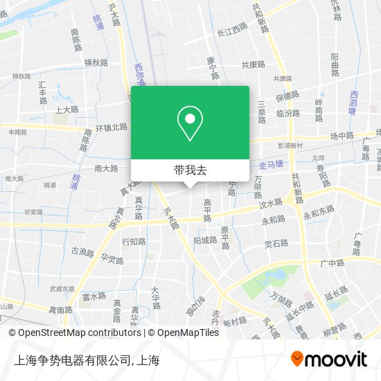 上海争势电器有限公司地图