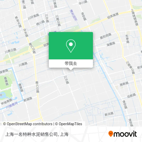 上海一名特种水泥销售公司地图
