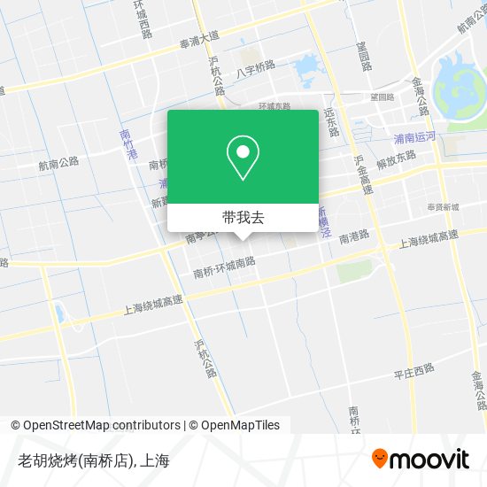 老胡烧烤(南桥店)地图
