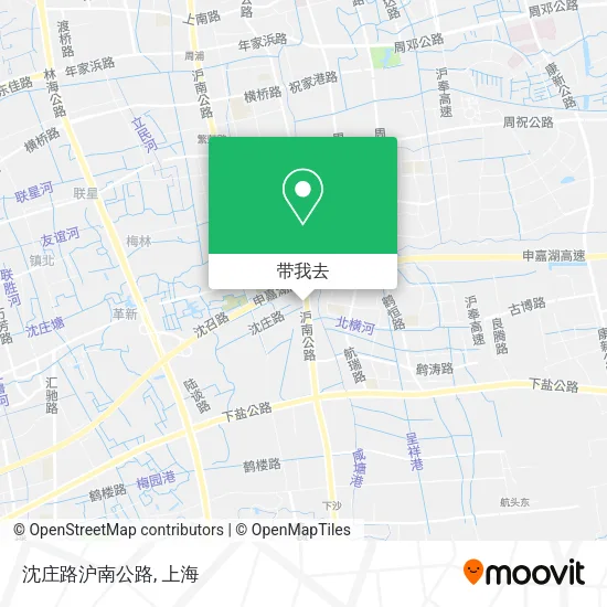沈庄路沪南公路地图