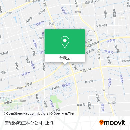 安能物流(三林分公司)地图