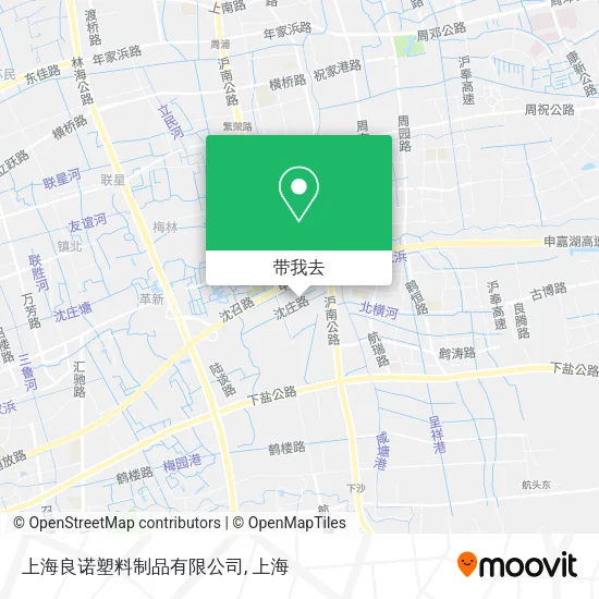 上海良诺塑料制品有限公司地图