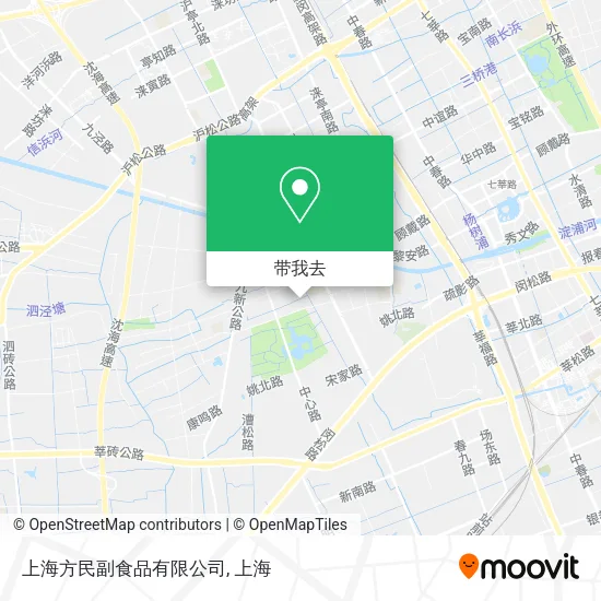 上海方民副食品有限公司地图