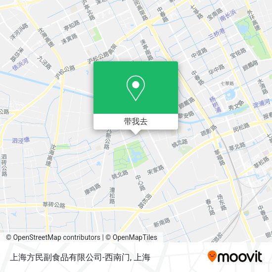 上海方民副食品有限公司-西南门地图