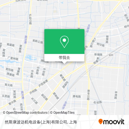 然斯康波达机电设备(上海)有限公司地图