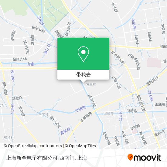 上海新金电子有限公司-西南门地图