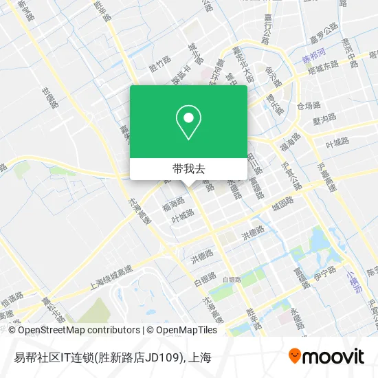 易帮社区IT连锁(胜新路店JD109)地图