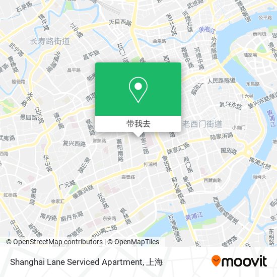 Shanghai Lane Serviced Apartment地图