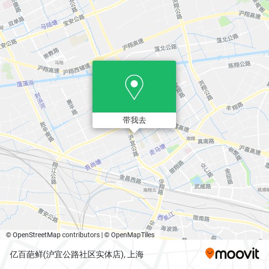 亿百葩鲜(沪宜公路社区实体店)地图
