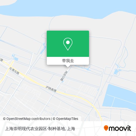 上海崇明现代农业园区-制种基地地图