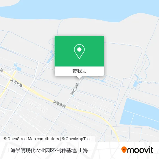 上海崇明现代农业园区-制种基地地图