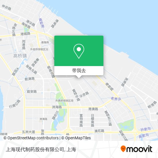 上海现代制药股份有限公司地图