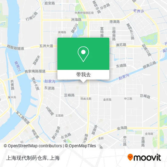 上海现代制药仓库地图