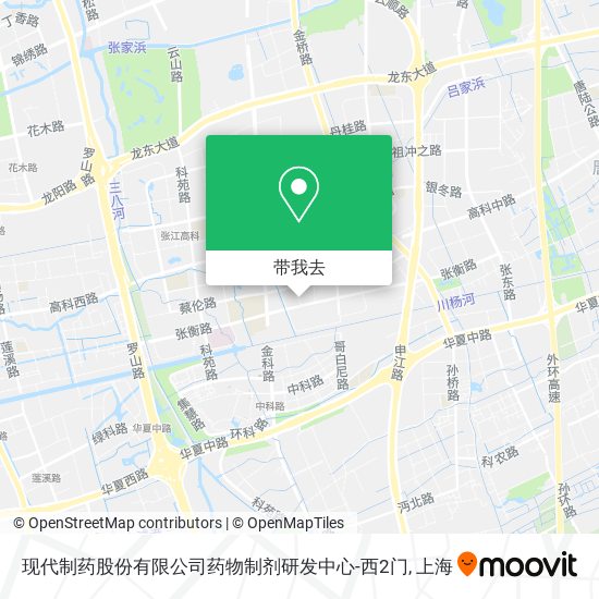 现代制药股份有限公司药物制剂研发中心-西2门地图
