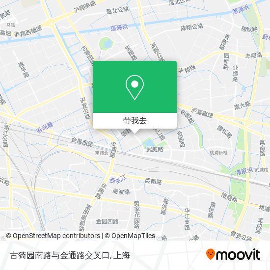 古猗园南路与金通路交叉口地图