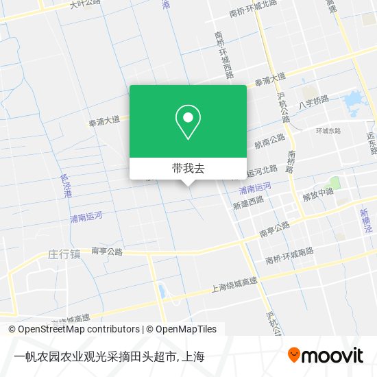 一帆农园农业观光采摘田头超市地图