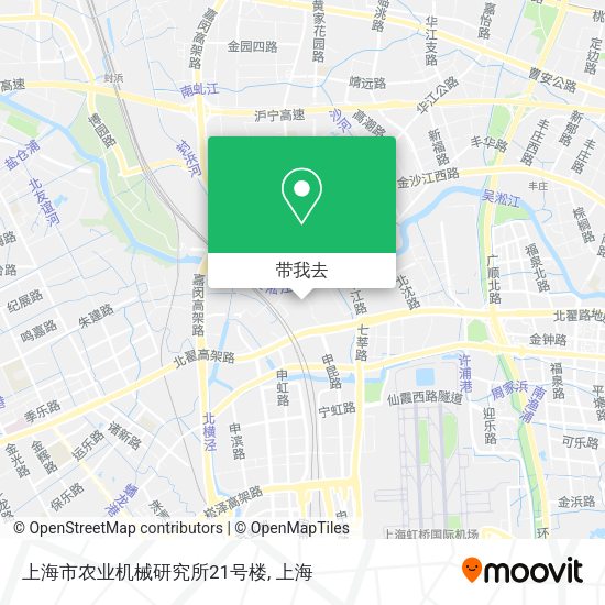 上海市农业机械研究所21号楼地图