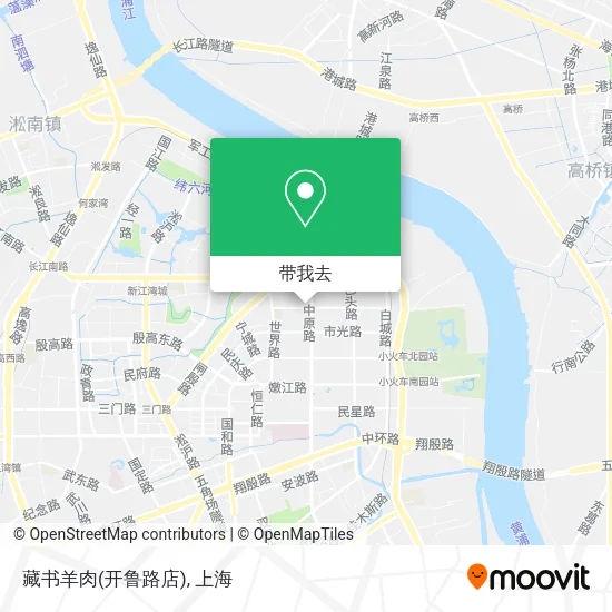 藏书羊肉(开鲁路店)地图