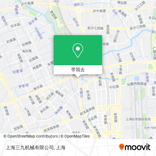 上海三九机械有限公司地图