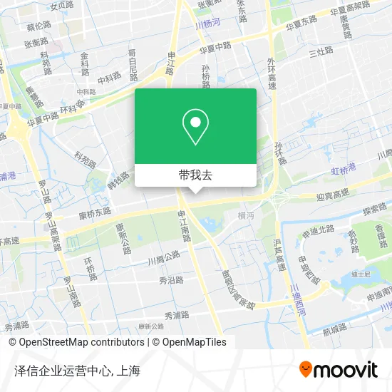 泽信企业运营中心地图
