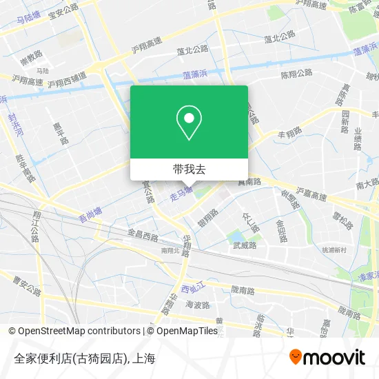 全家便利店(古猗园店)地图
