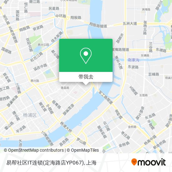 易帮社区IT连锁(定海路店YP067)地图