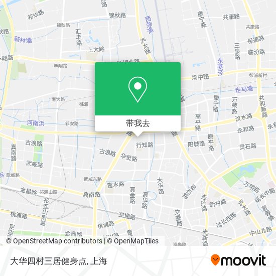 大华四村三居健身点地图