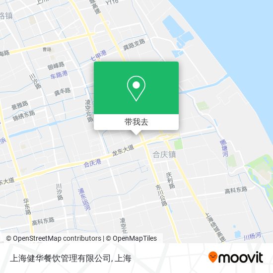 上海健华餐饮管理有限公司地图