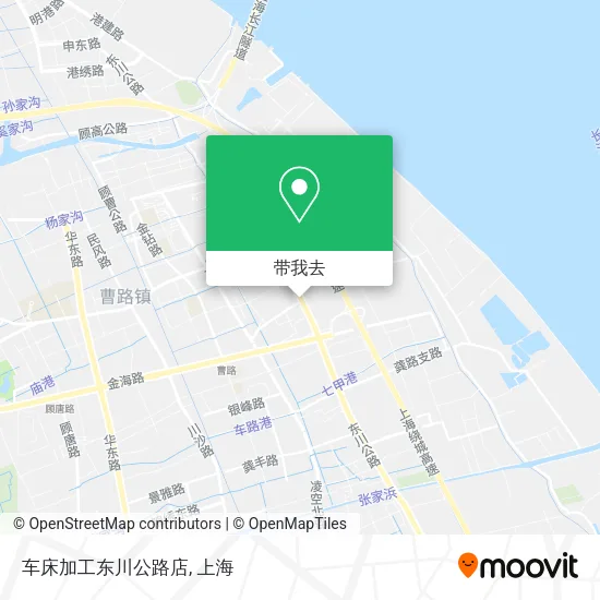 车床加工东川公路店地图