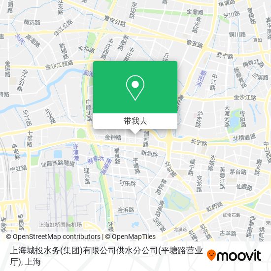 上海城投水务(集团)有限公司供水分公司(平塘路营业厅)地图