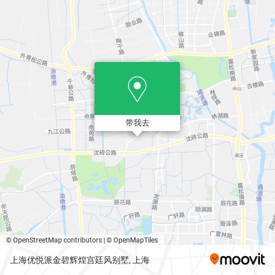 上海优悦派金碧辉煌宫廷风别墅地图