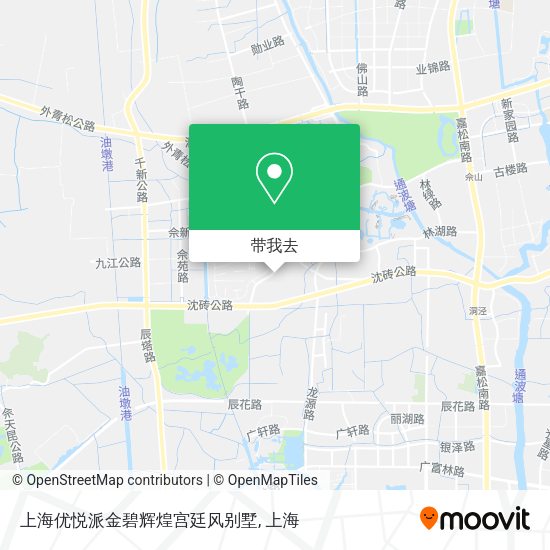 上海优悦派金碧辉煌宫廷风别墅地图