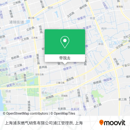 上海浦东燃气销售有限公司浦江管理所地图