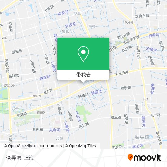谈弄港地图