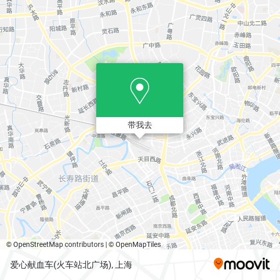 爱心献血车(火车站北广场)地图