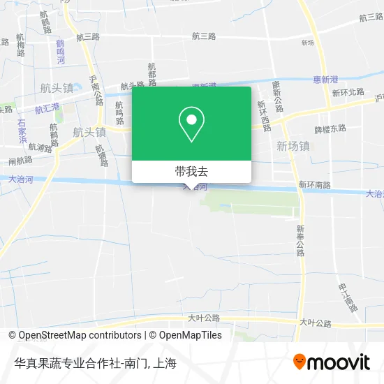 华真果蔬专业合作社-南门地图