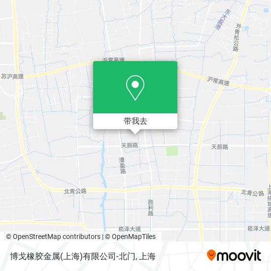 博戈橡胶金属(上海)有限公司-北门地图