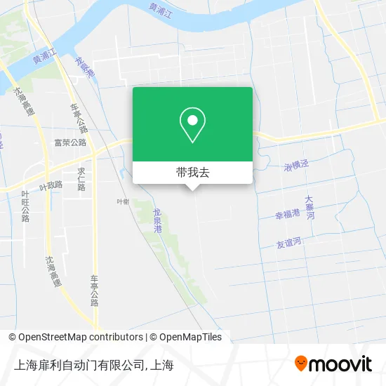 上海扉利自动门有限公司地图