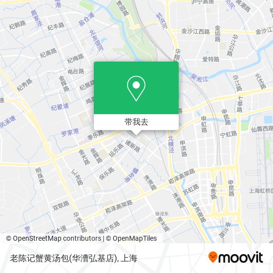 老陈记蟹黄汤包(华漕弘基店)地图